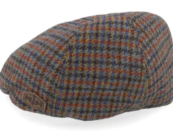 Broker Pure Wool Multi Color Flat Cap - MJM Hats