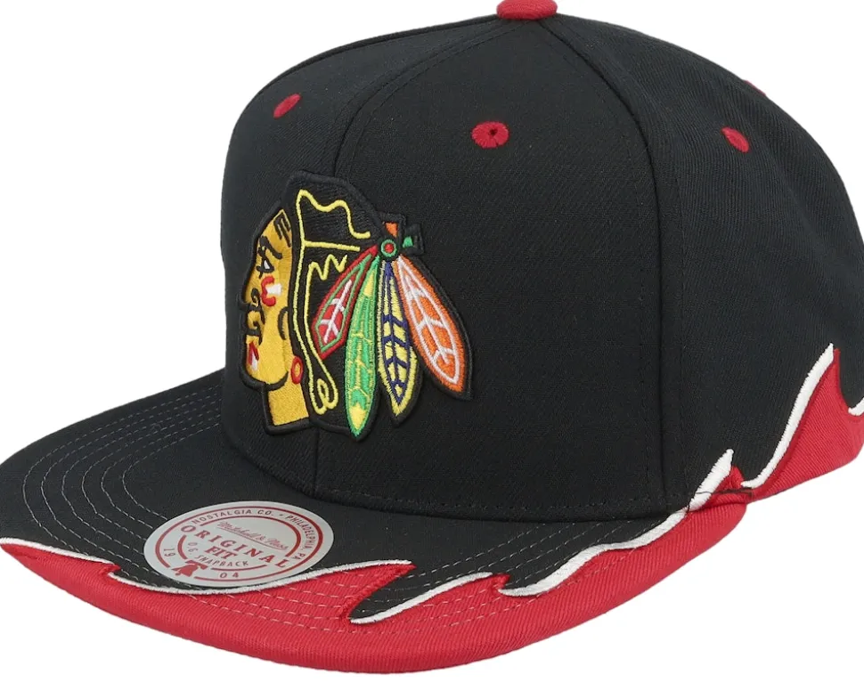 Brooklyn Nets Rising Tide Grey Snapback - Mitchell & Ness