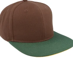 Brown/Dark Green/Yellow Snapback - Equip