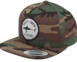 Bruce 6 Panel Camo Snapback - Salty Crew