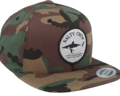 Bruce 6 Panel Camo Snapback - Salty Crew