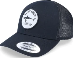 Bruce Retro Black Trucker - Salty Crew