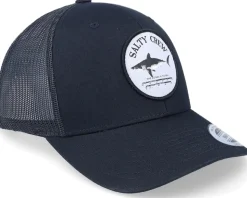 Bruce Retro Black Trucker - Salty Crew