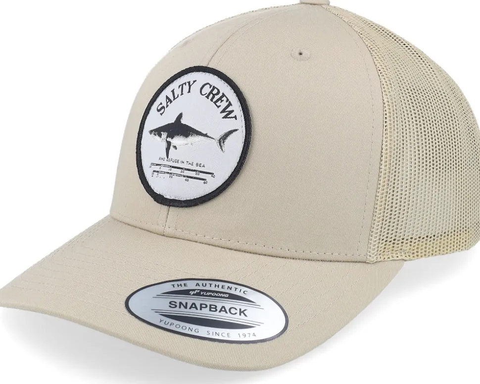 Bruce Retro Khaki Trucker - Salty Crew
