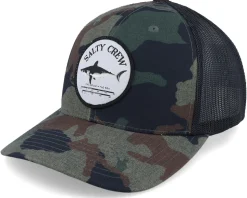 Bruce Retro Salty Camo Trucker - Salty Crew