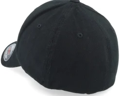 Brushed Twill Black Flexfit - Flexfit