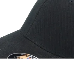 Brushed Twill Black Flexfit - Flexfit