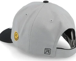 Bubblegum Smile Patch Grey/Black Adjustable - Lucid Smile