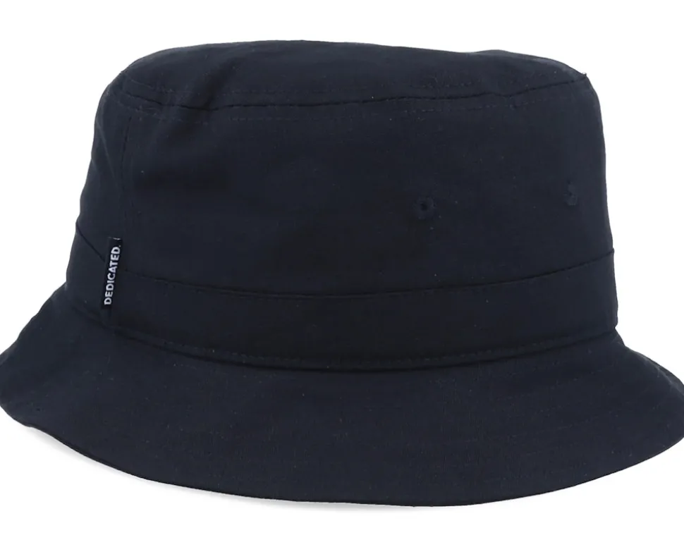 Bucket Hat Logo Black Bucket - Dedicated