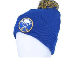 Buffalo Sabres NHL Cuff Beanie Royal Blue Pom - Adidas