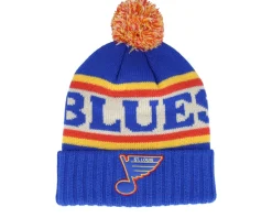 Buffalo Sabres Pillow Line Knit Royal Pom - American Needle