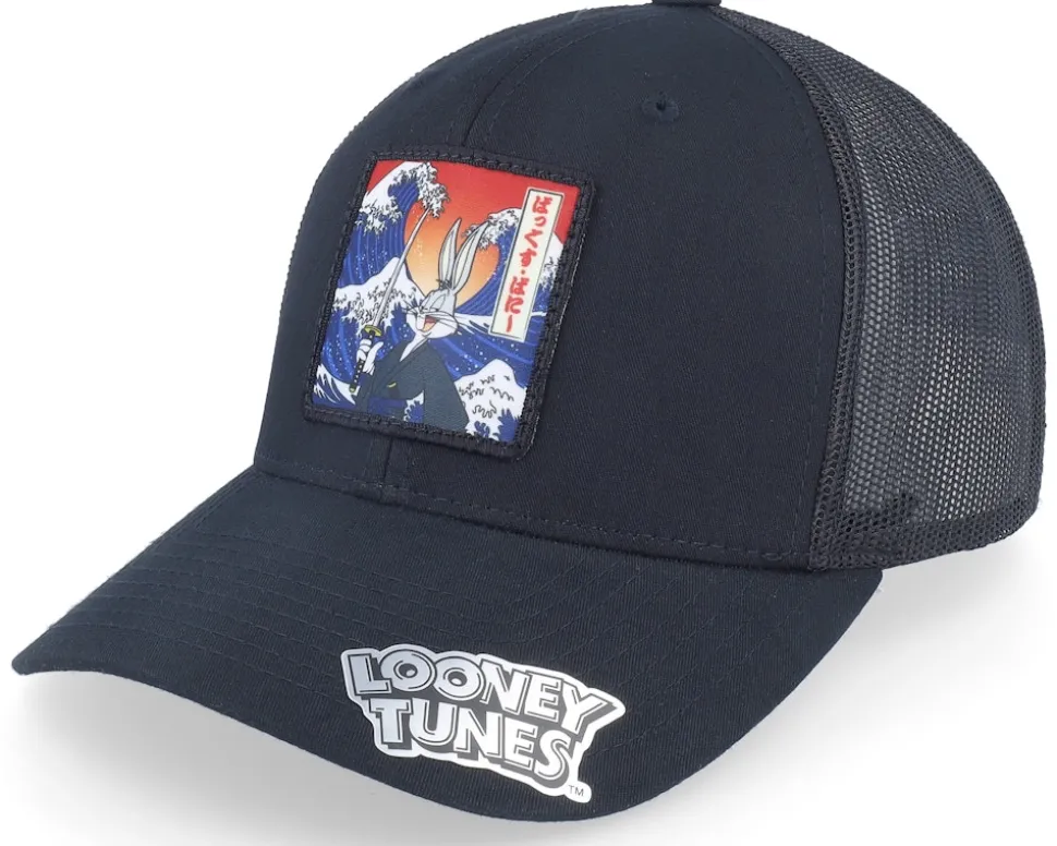 Bugs Bunny And The Wave Black Trucker - Looney Tunes