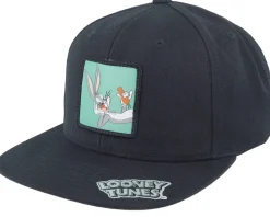 Bugs Bunny With Carrot Black Snapback - Looney Tunes