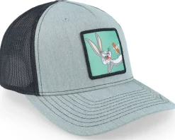 Bugs Bunny With Carrot Heather Grey/Black Trucker - Looney Tunes