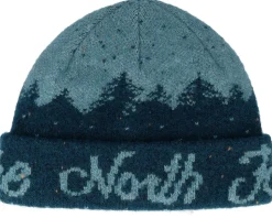 Cabin Mountainscape Beanie Midnight Petrol Cuff - The North Face