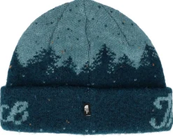 Cabin Mountainscape Beanie Midnight Petrol Cuff - The North Face