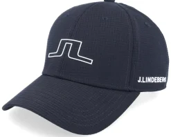 Caden Golf Cap Black Adjustable - J.Lindeberg