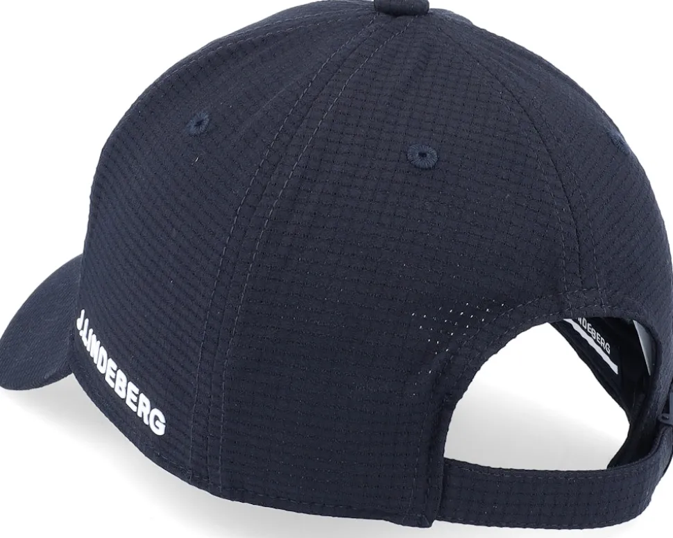 Caden Golf Cap Black Adjustable - J.Lindeberg