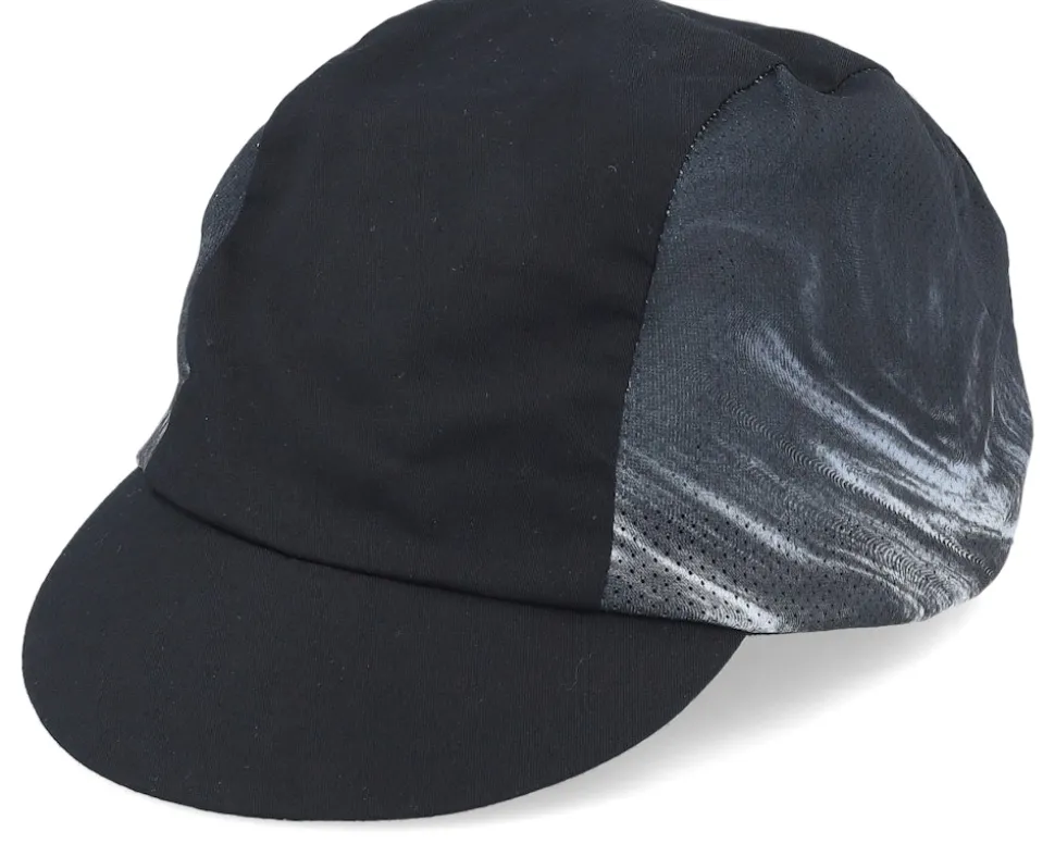 Cadence Road Cap 2.0 Gradient Swirl Black/White Cycling Cap - Oakley