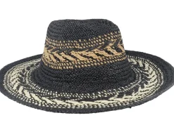 Caledona Hat Black Straw Hat - Barts