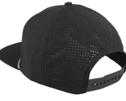 California Buxton Pro Black Perforated A-Frame Snapback - American Needle