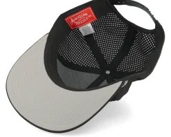 California Buxton Pro Black Perforated A-Frame Snapback - American Needle