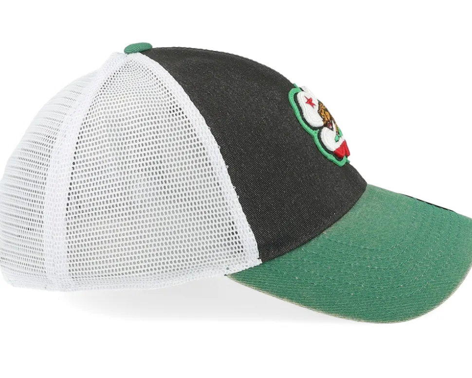 California Two Tone Vintage White/Kelly Trucker - Black Clover