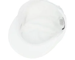 Campbell White Flat Cap - J.Lindeberg