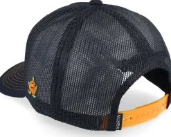 Campsite Cap Black A-Frame Trucker - SQRTN