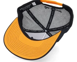 Campsite Cap Black A-Frame Trucker - SQRTN