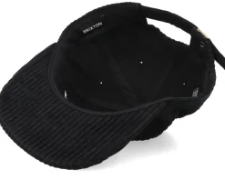 Campus Medium Profile Black Snapback - Brixton