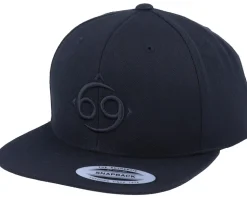Cancer 3D Black Snapback - Astrology