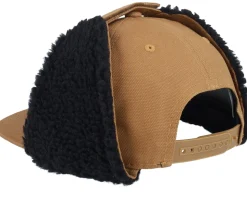 Canvas Flatbrim Caramel/Black Earflap - Equip