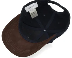 Cap Contrast Suede Ii Dark Navy/Coffee Brown Adjustable - Les Deux