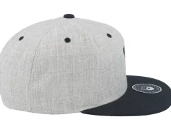 Cap Man Grey/Black Snapback - Bearded Man