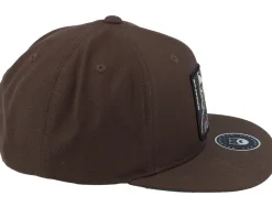 Cap Man Modern Classic Dark Brown Snapback - Bearded Man