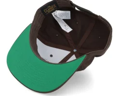 Cap Man Modern Classic Dark Brown Snapback - Bearded Man