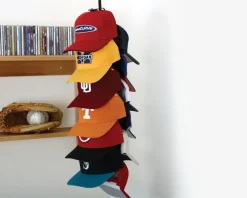 Cap Rack 18 Caps System Black - Perfect Curve