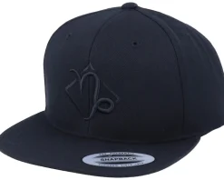 Capricorn 3D Black Snapback - Astrology