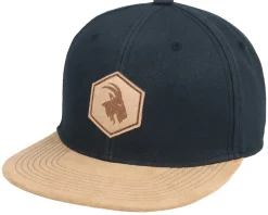 Capricorn Zodiac Patch Black/Suede Snapback - Astrology