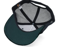 Car & Drive-through Velvet Green/Black A-frame Trucker - Calza Pennello