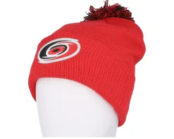 Carolina Hurricanes NHL Cuffed Beanie Red Pom - Adidas