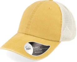 Case Mustard Washed Dad Cap Trucker - Atlantis