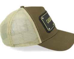 Cash Is King Green A-Frame Trucker - John Hatter & Co