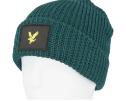 Casuals Fisherman Beanie Malachite Green Cuff - Lyle & Scott