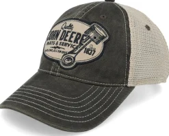 Chan & Mesh Grey/Beige Dad Cap Trucker - John Deere