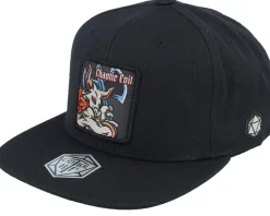 Chaotic Evil Box Patch Black Snapback - Critiql Hit