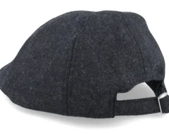Charcoal Marl Melton Wool Ivy Cap Flat Cap - Beechfield