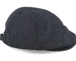 Charcoal Marl Melton Wool Ivy Cap Flat Cap - Beechfield