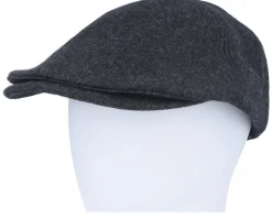 Charcoal Marl Melton Wool Ivy Cap Flat Cap - Beechfield